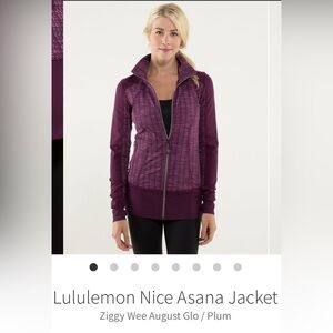 Lululemon Athletica Women's Purple Asana Jacket